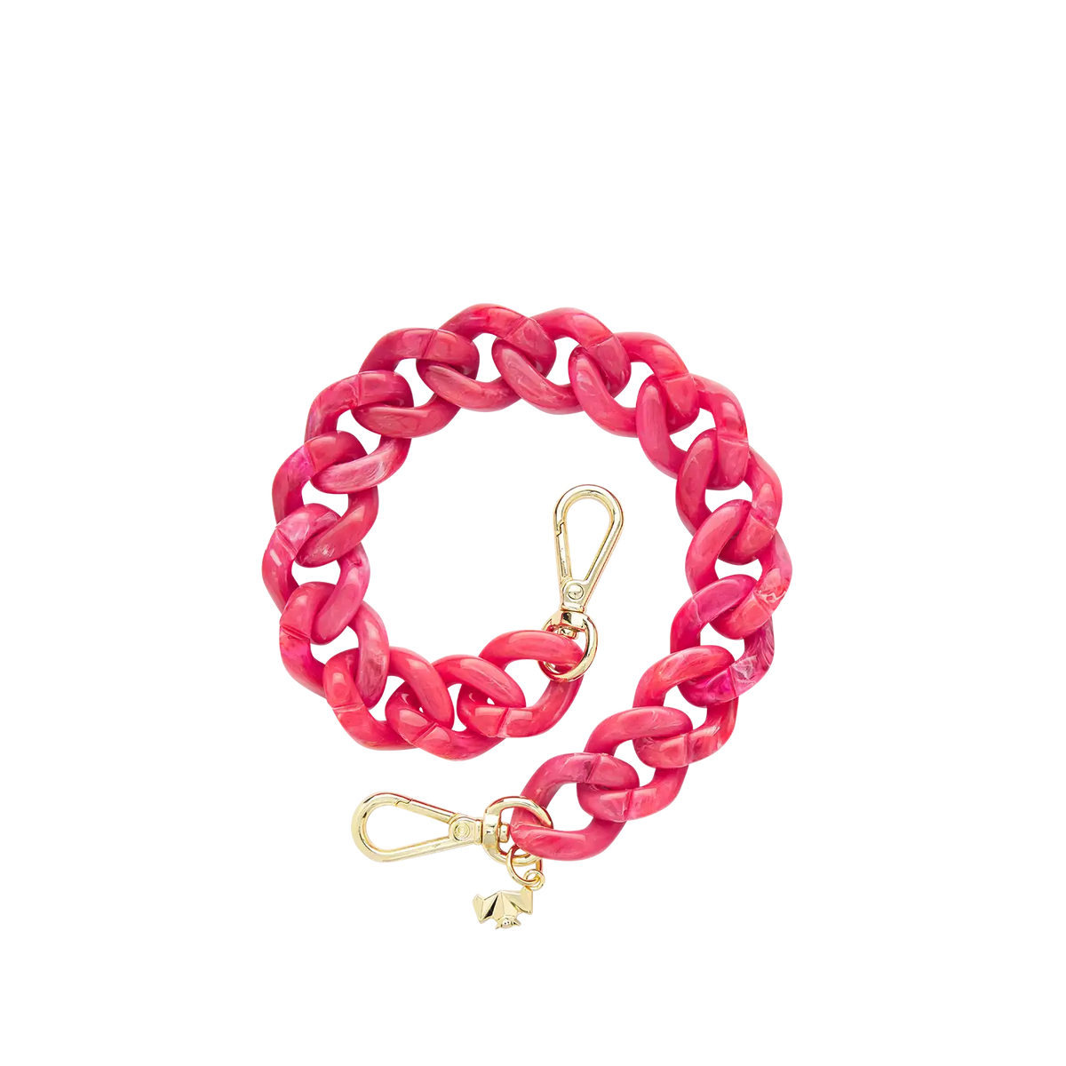 Kurzkette Chain Up in Pink meliert von ZOÉ LU