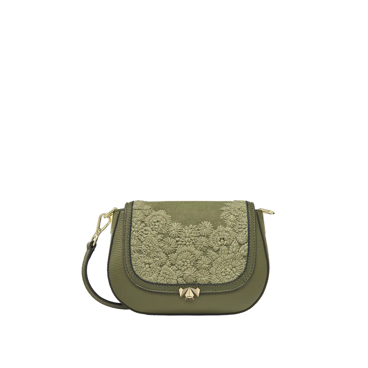 Wechselklappe - Mini Cozy Bloom - olive