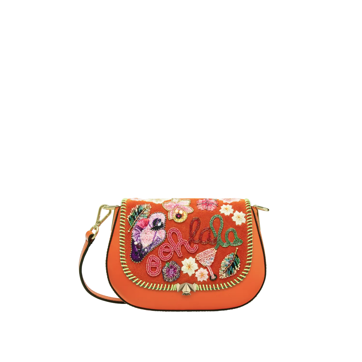 Wechselklappe - Mini Oh Lala - rosa-orange