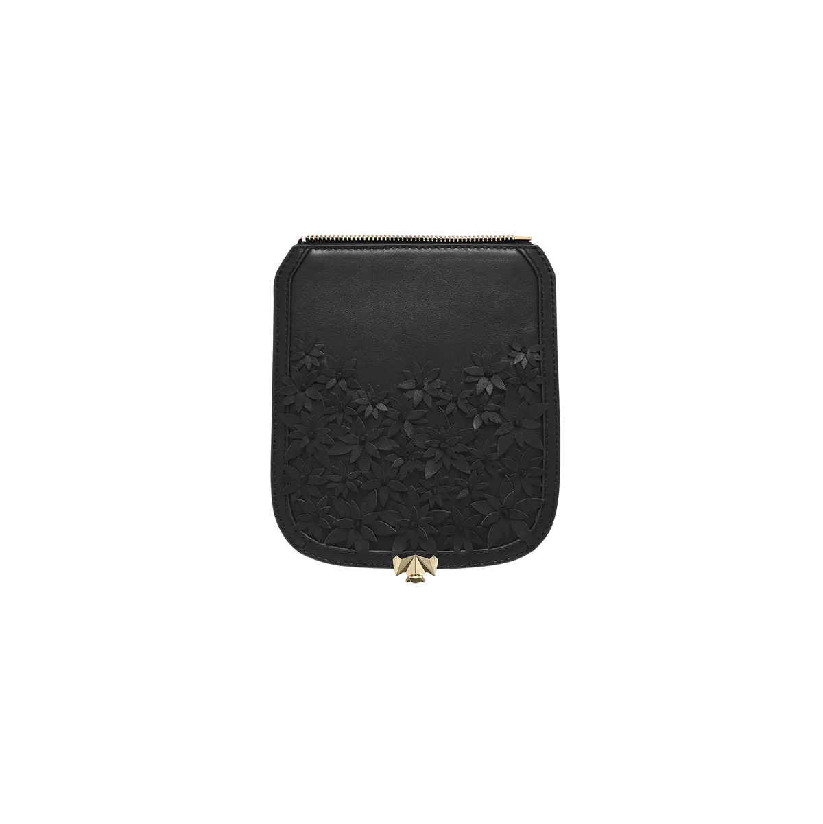 Wechselklappe - Mini Black Flower Meadow - schwarz