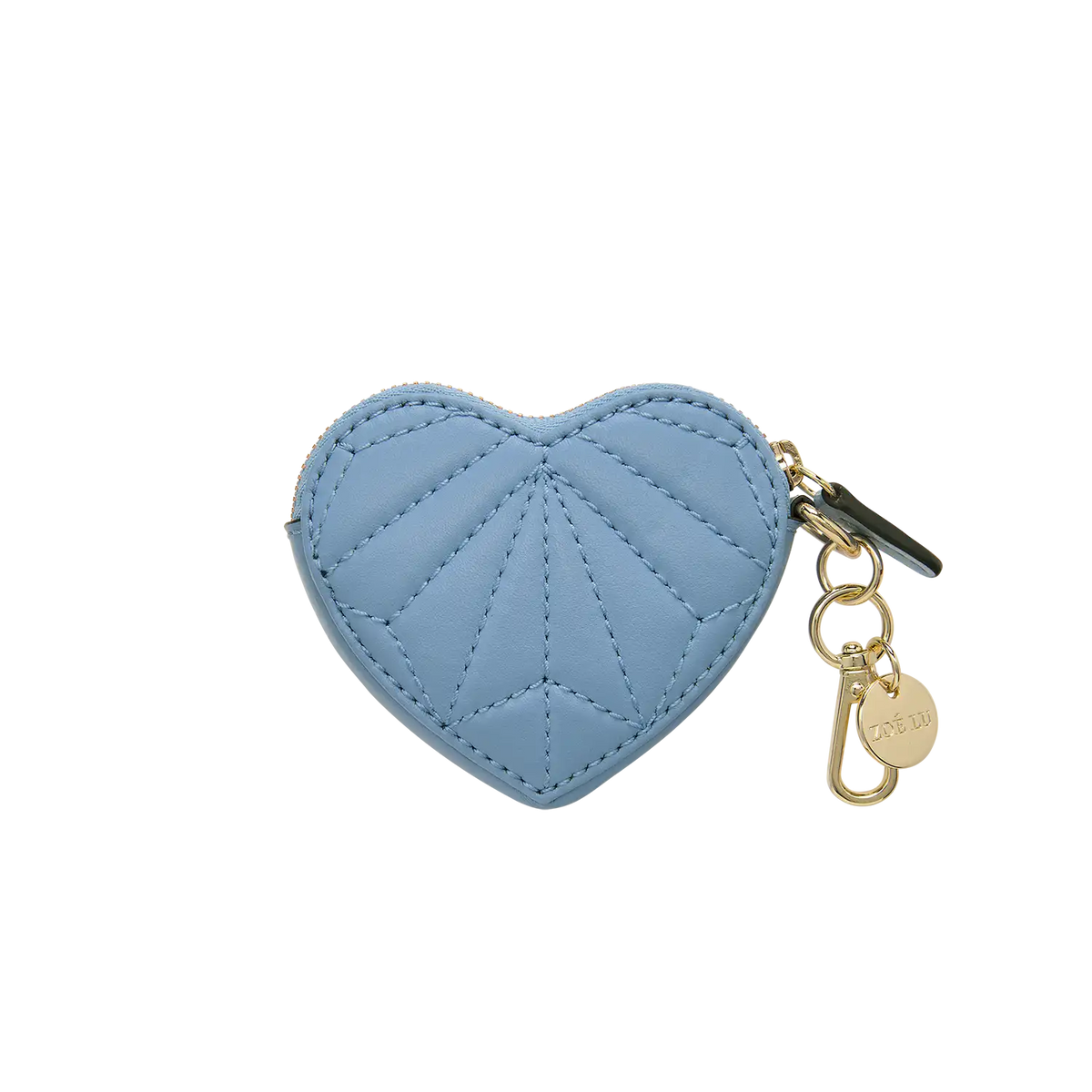 Schluesselanhaenger - Heartbeat - hellblau