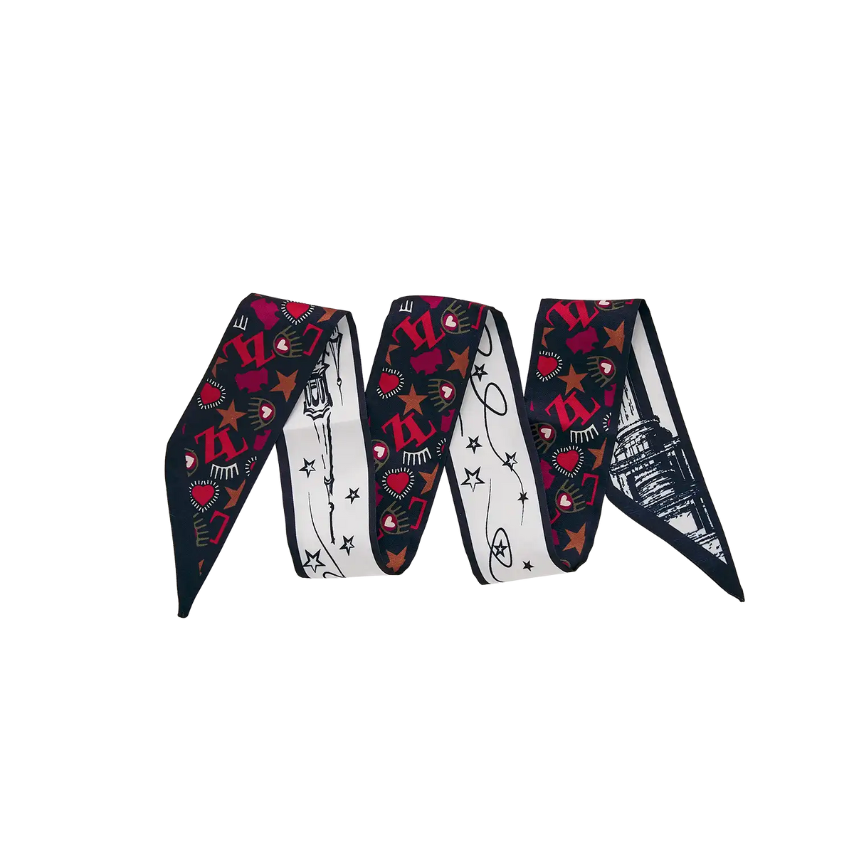 Accessoires - Twilly - dunkelblau-bunt