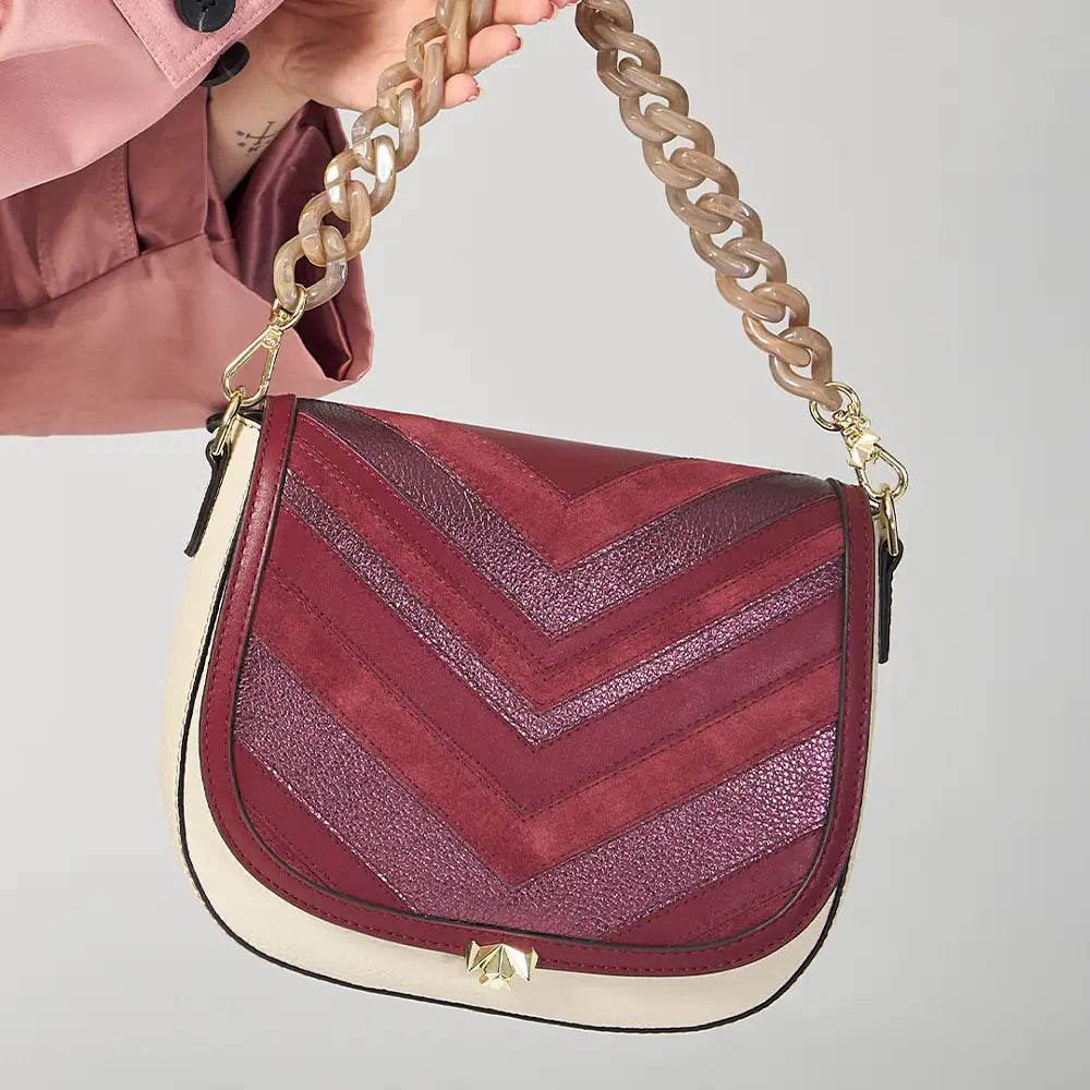 Wechselklappe - Vino Vibes - weinrot-mix