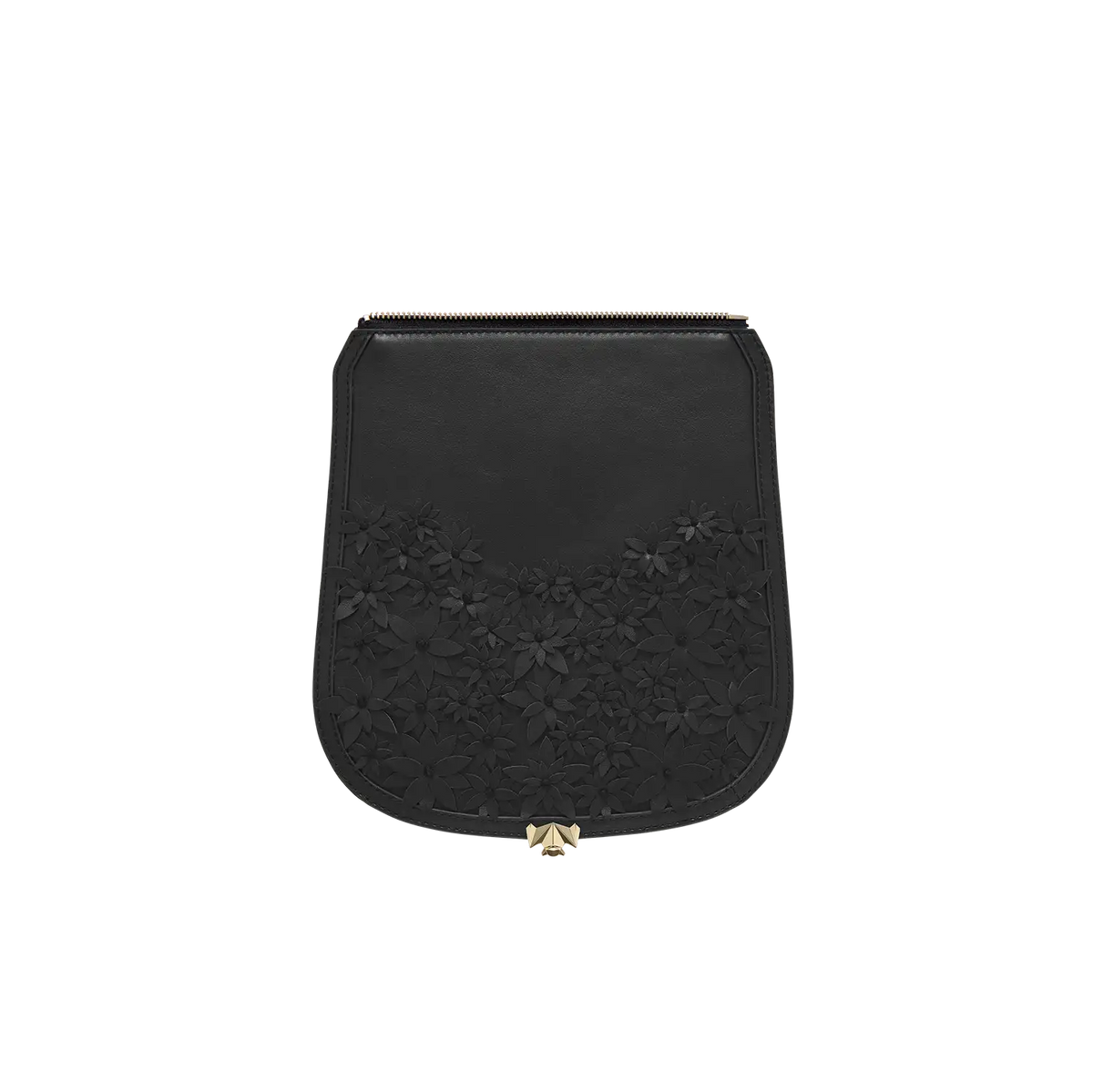 Wechselklappe - Black Flower Meadow - schwarz