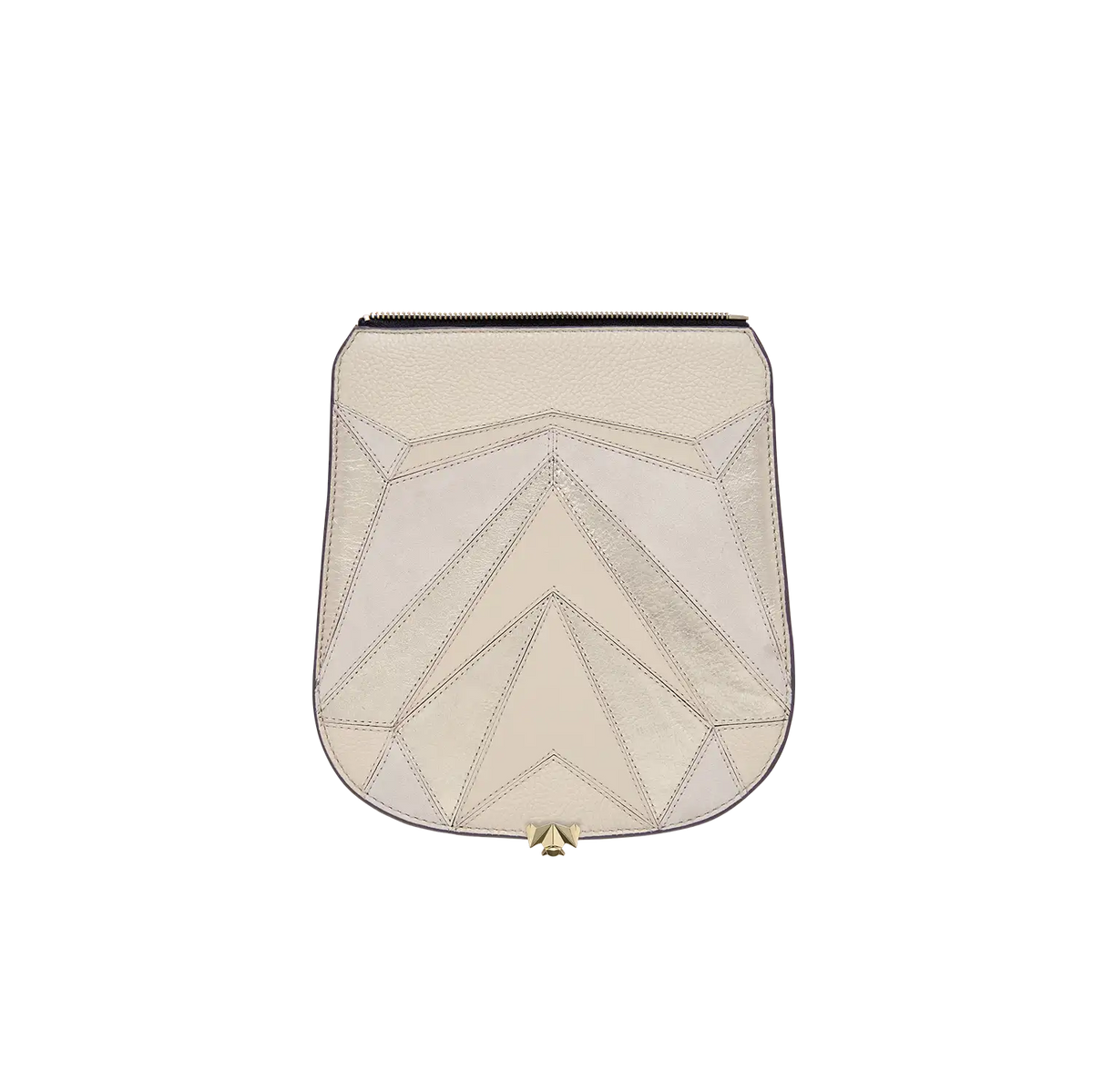 Wechselklappe - Charming Tuesday - creme-metallic