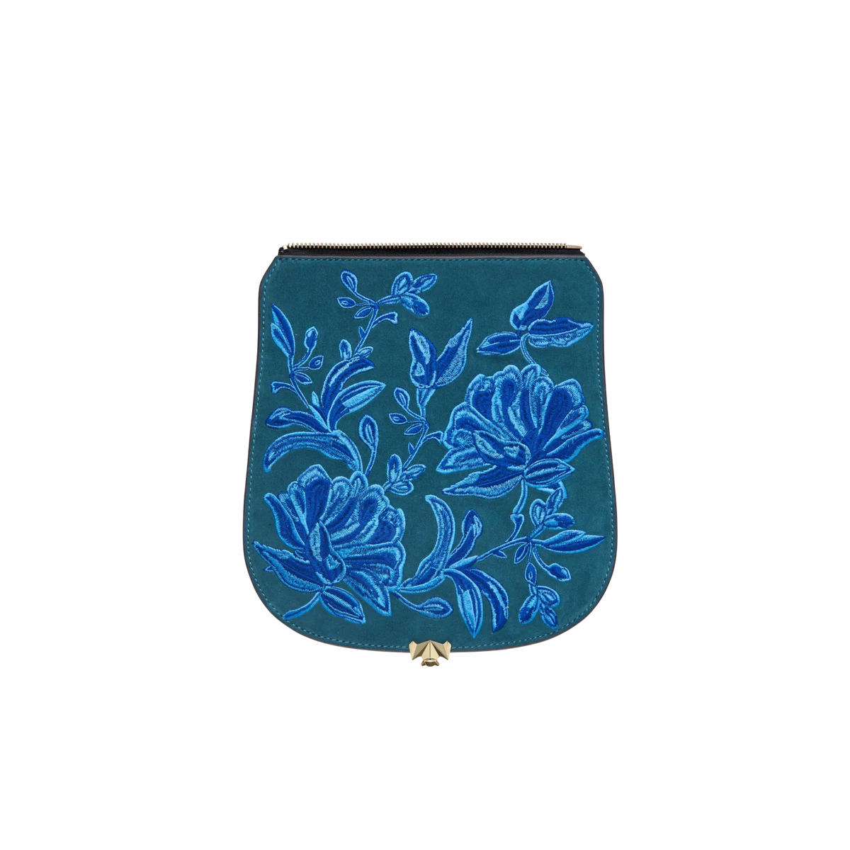 Wechselklappe - Fleur D'Azoul - petrol-blau