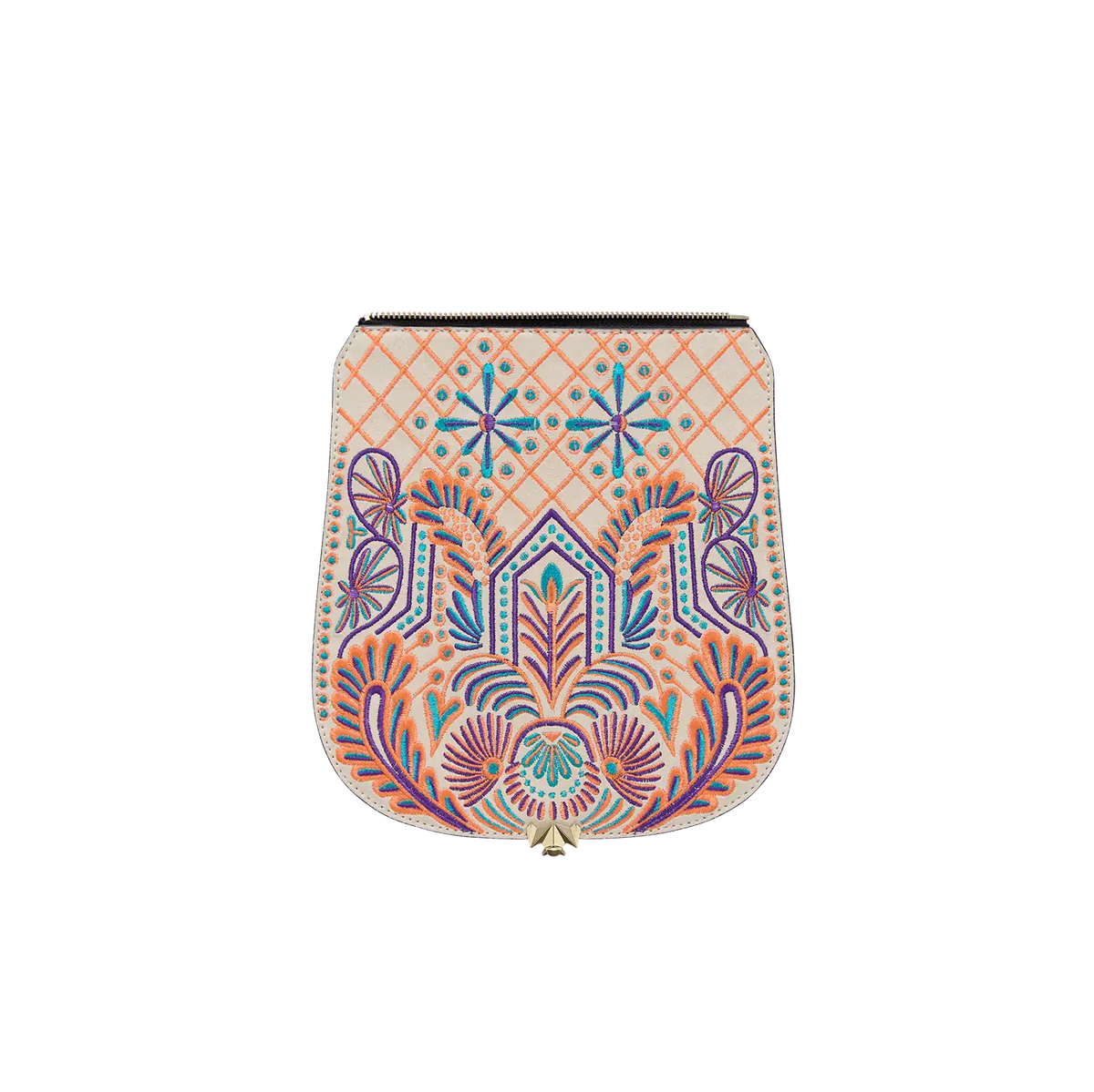 Wechselklappe - Kiran - creme-bunt