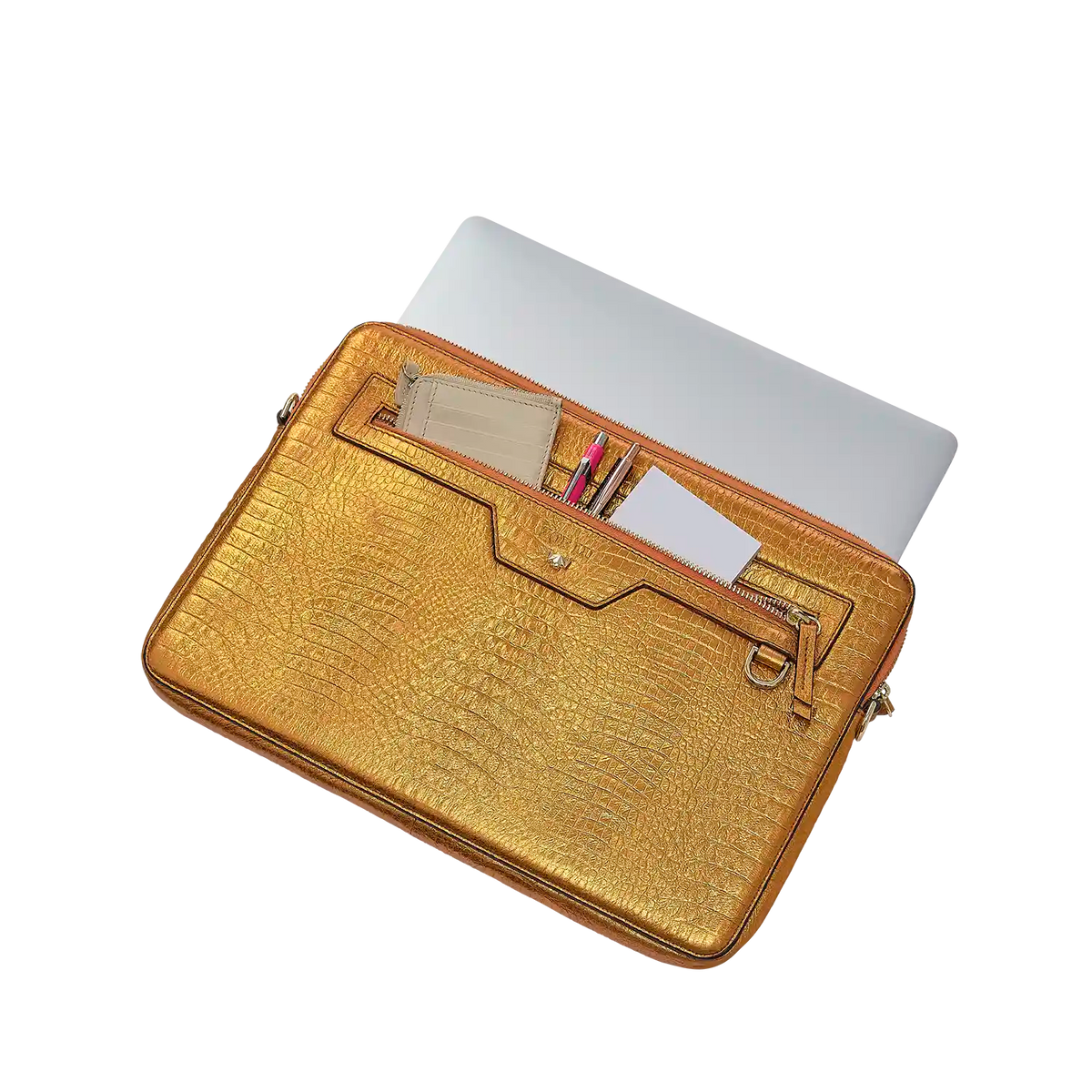 Laptop Sleeve 13/14" - Work it - orange metallic