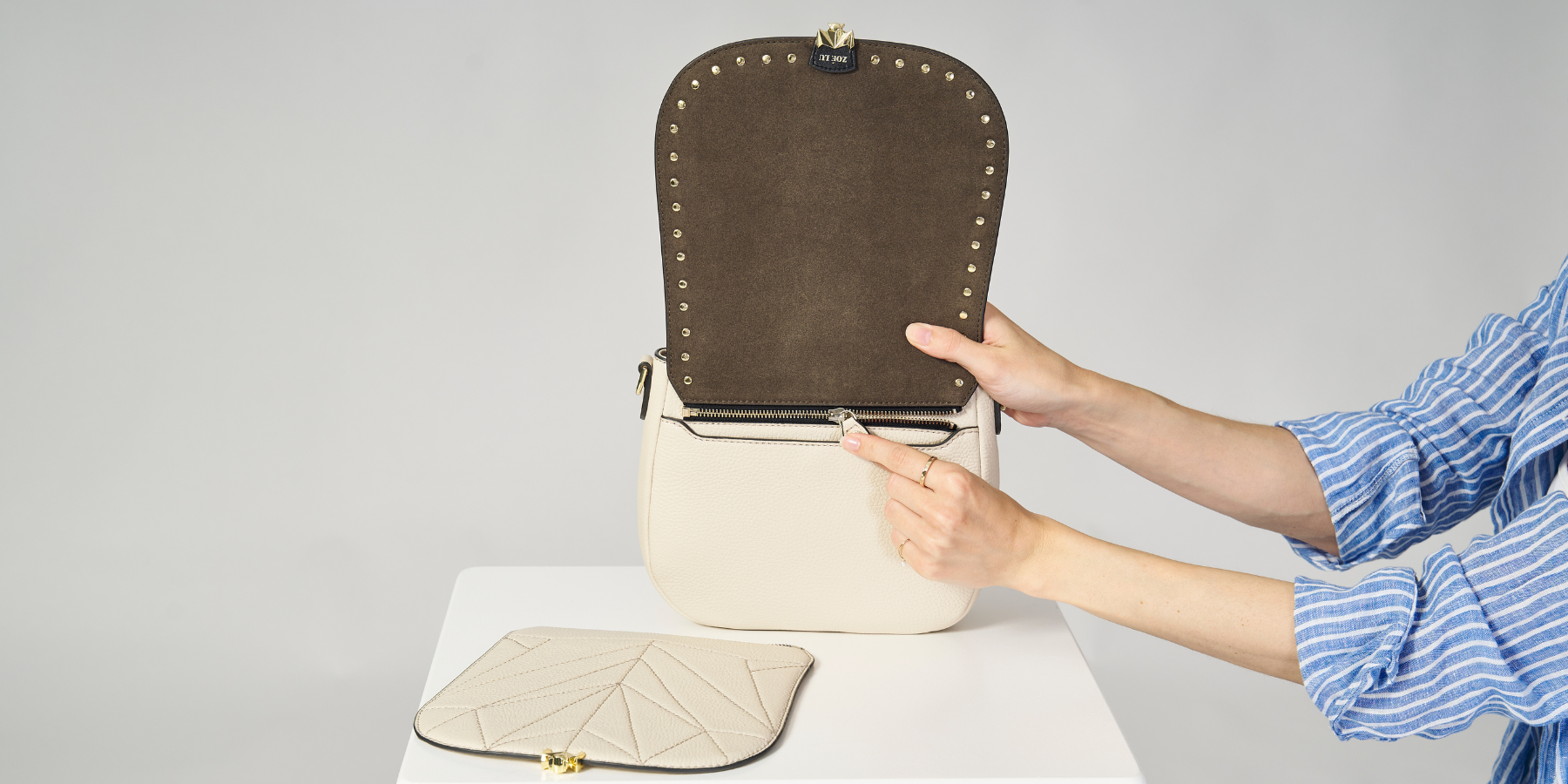 Wie funktionieren Wechselklappen? Das Taschensystem von ZOÉ LU erklärt