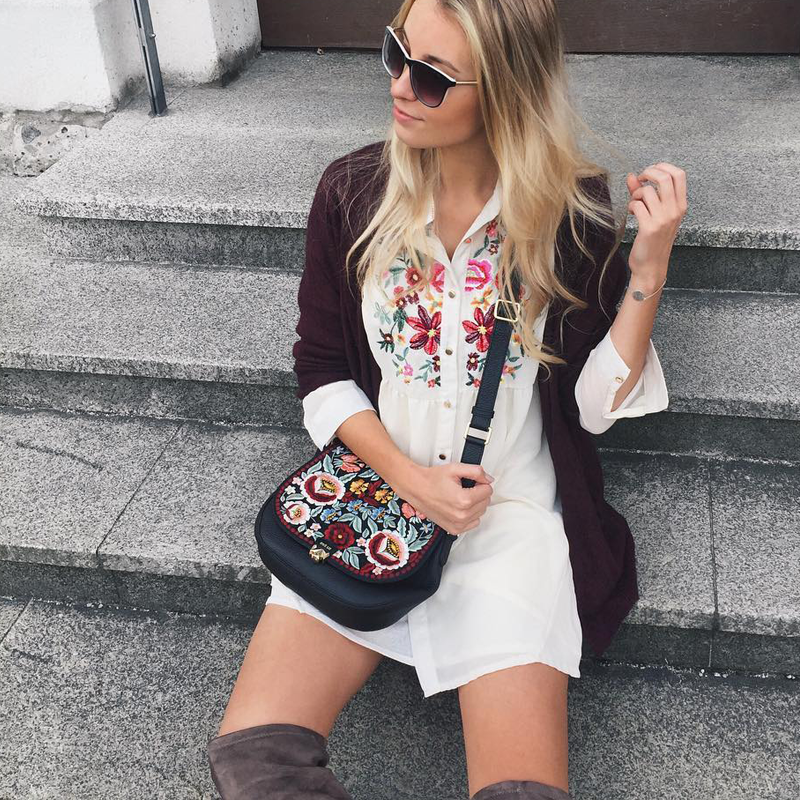 So romantic Wechselklappe mit Blumenkleid