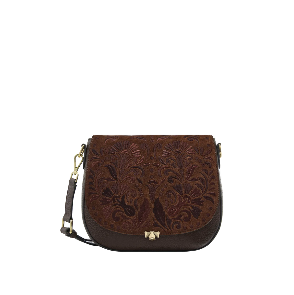 Wechselklappe - Chocolate Petal - braun