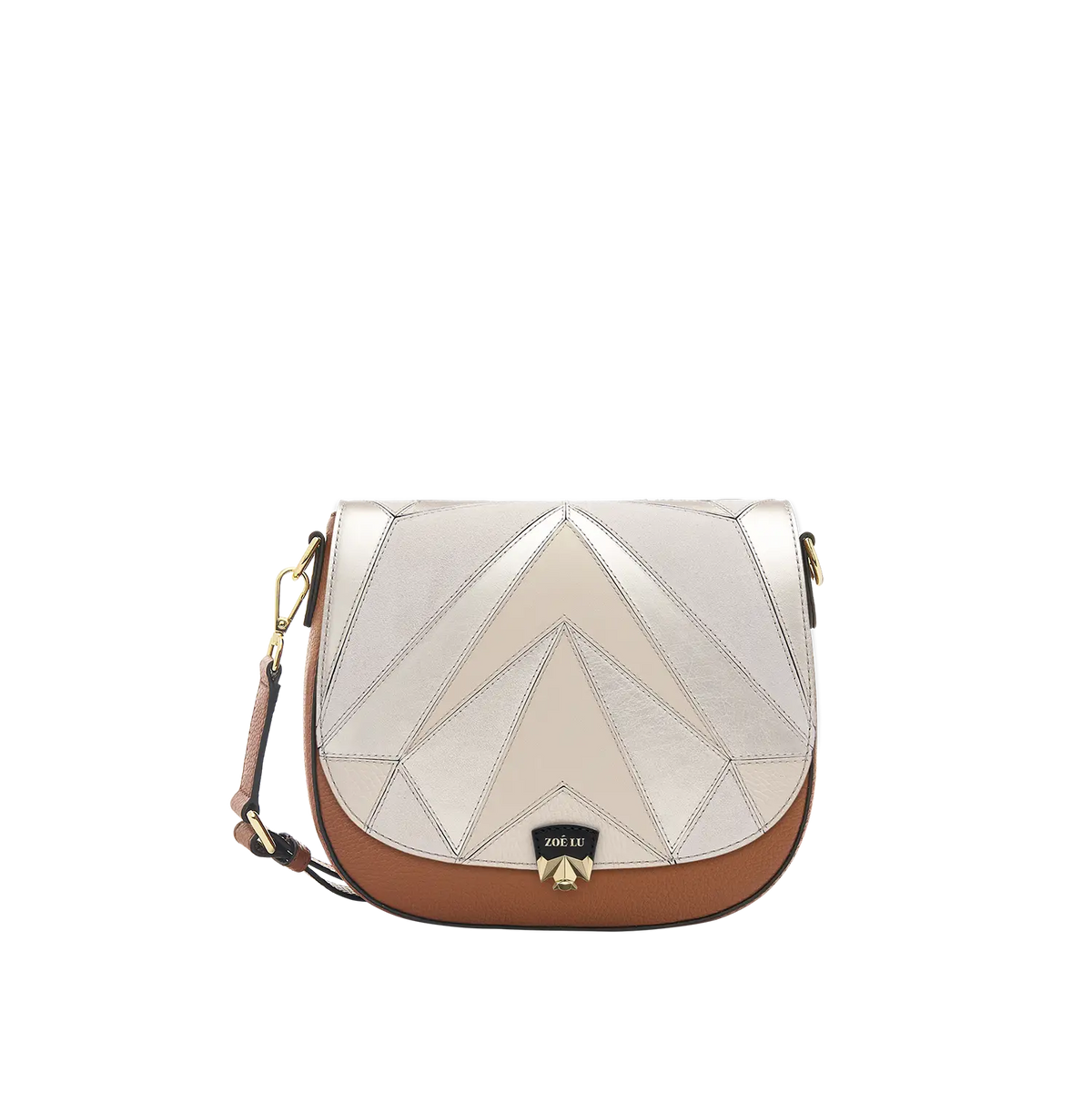 Wechselklappe - Charming Tuesday - creme-metallic