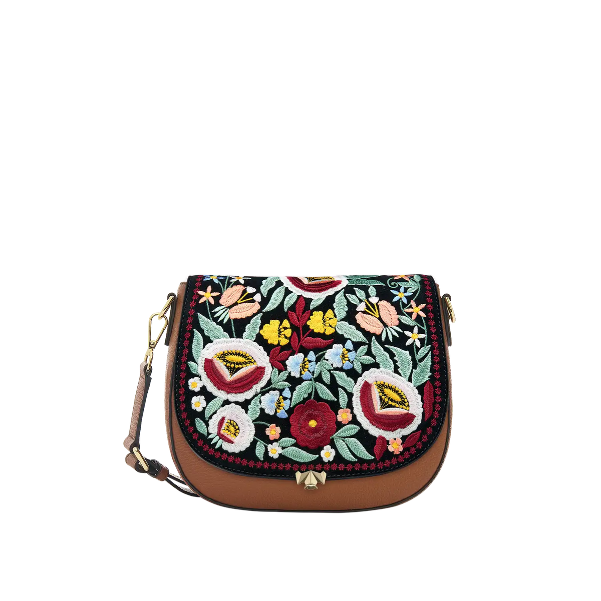 Wechselklappe - So Romantic - Blumen schwarz