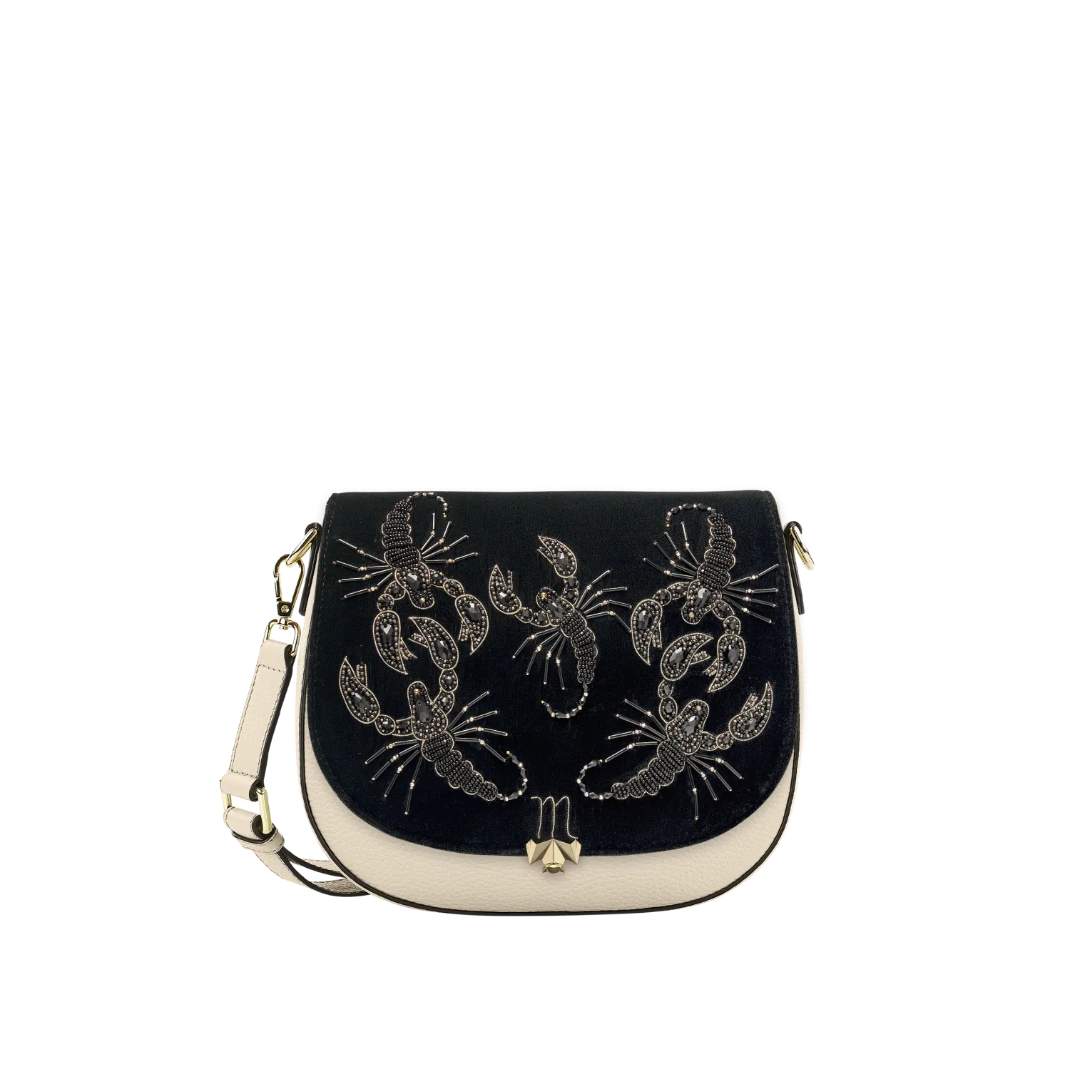 Changeable flap - Gilded Scorpion - black