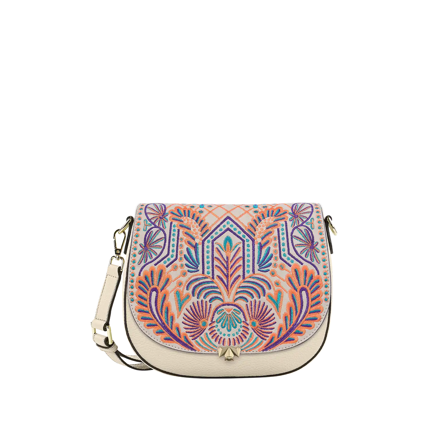 Wechselklappe - Kiran - creme-bunt