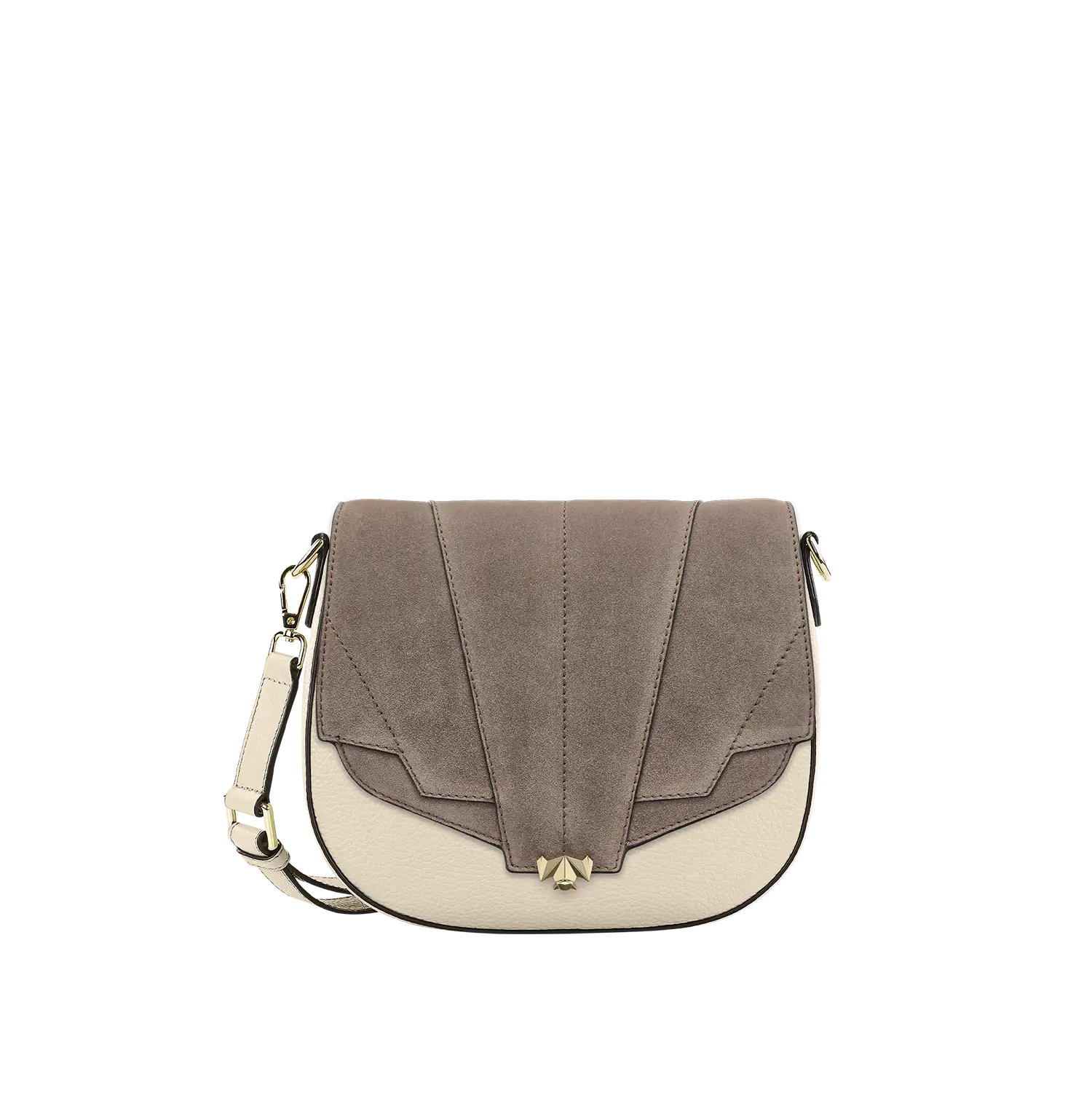 Wechselklappe - Milky Solitair - taupe