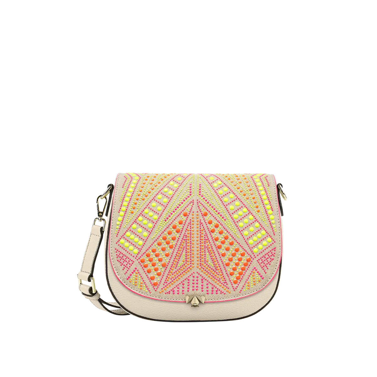 Wechselklappe - Neon Vibes - creme-bunt