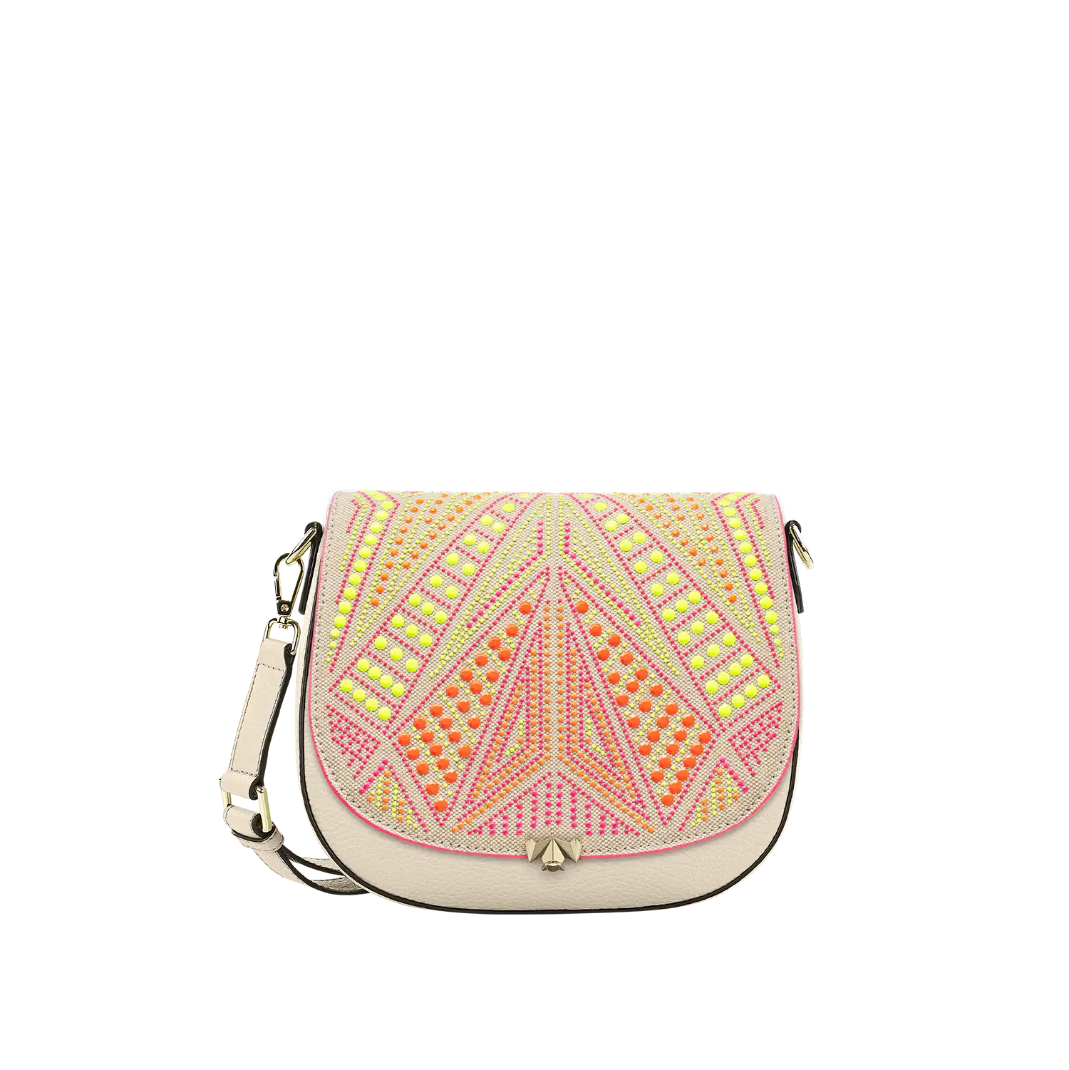 Wechselklappe - Neon Vibes - creme-bunt