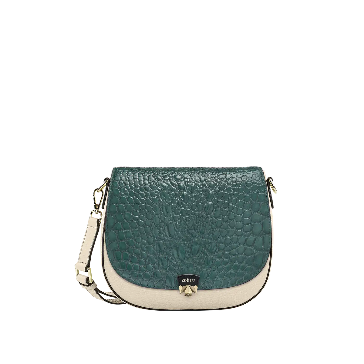 Wechselklappe - Petrol Croc - petrol