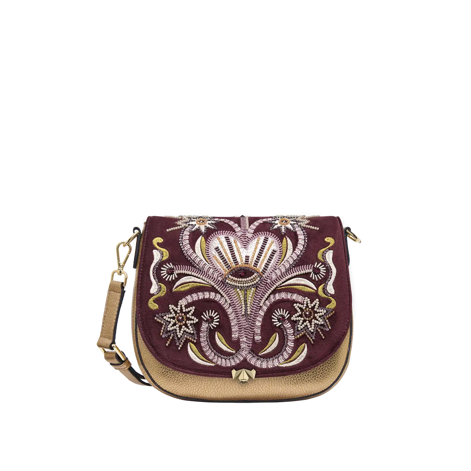 Wechselklappe - La Mystérieuse - weinrot