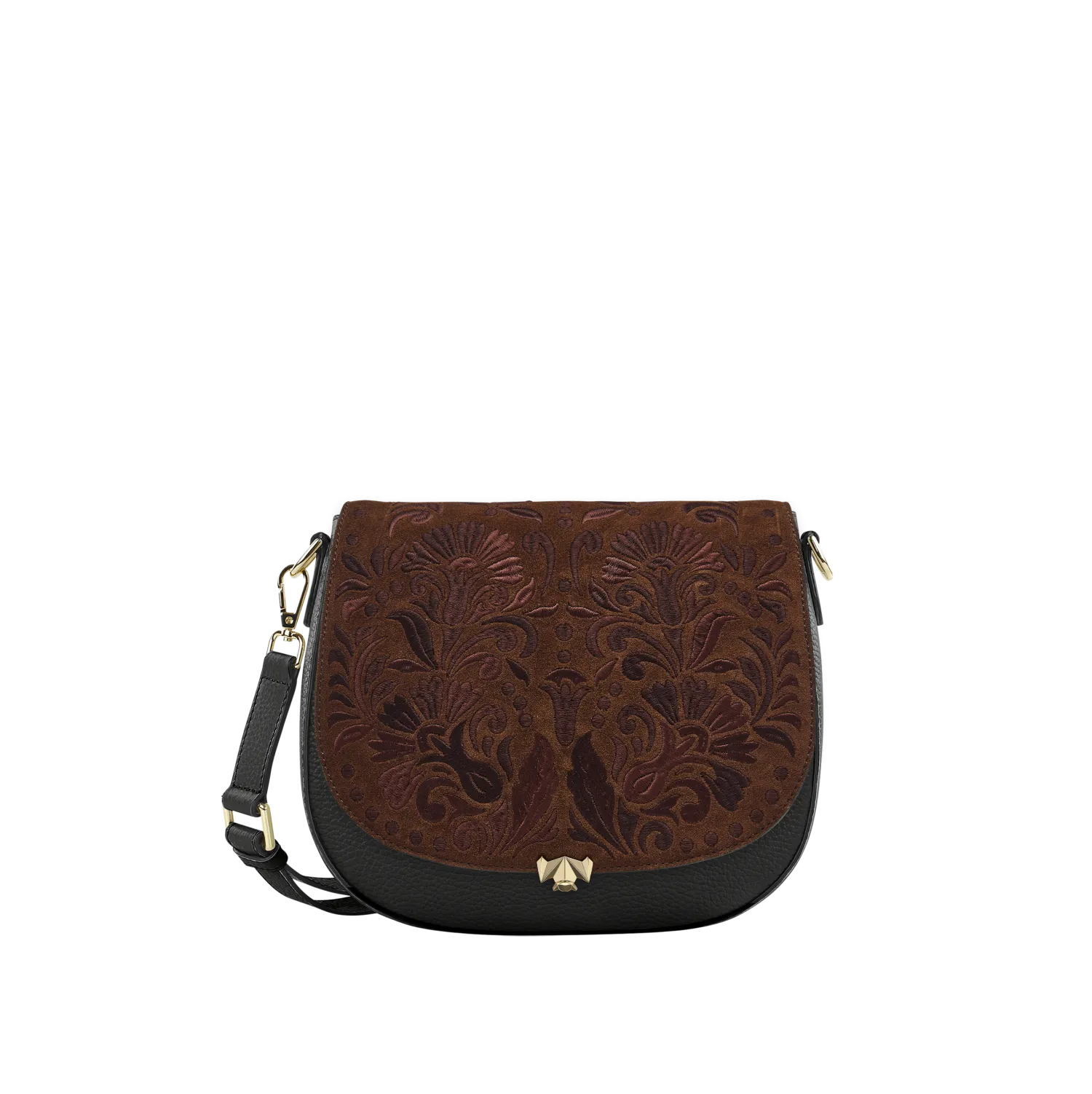 Wechselklappe - Chocolate Petal - braun