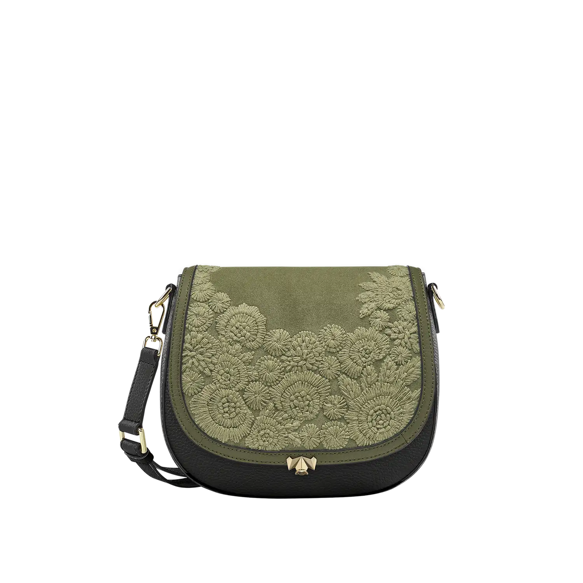 Wechselklappe - Cozy Bloom - olive
