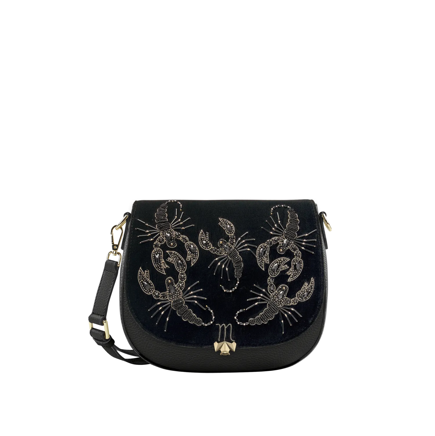 Changeable flap - Gilded Scorpion - black