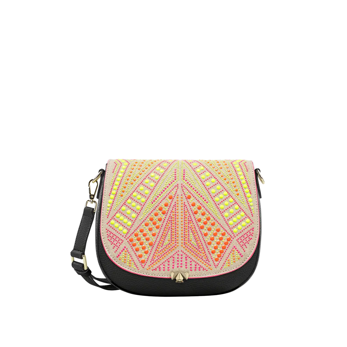 Wechselklappe - Neon Vibes - creme-bunt