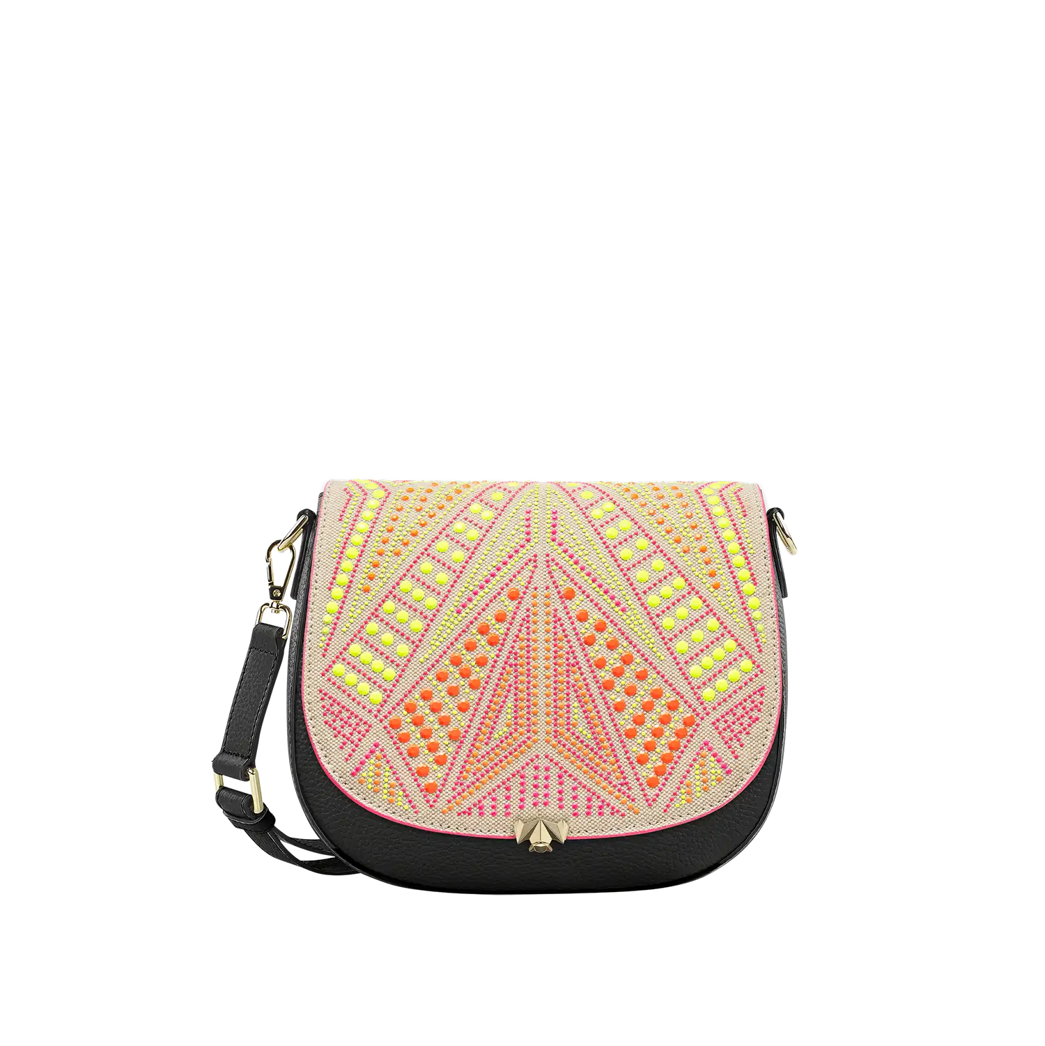 Wechselklappe - Neon Vibes - creme-bunt