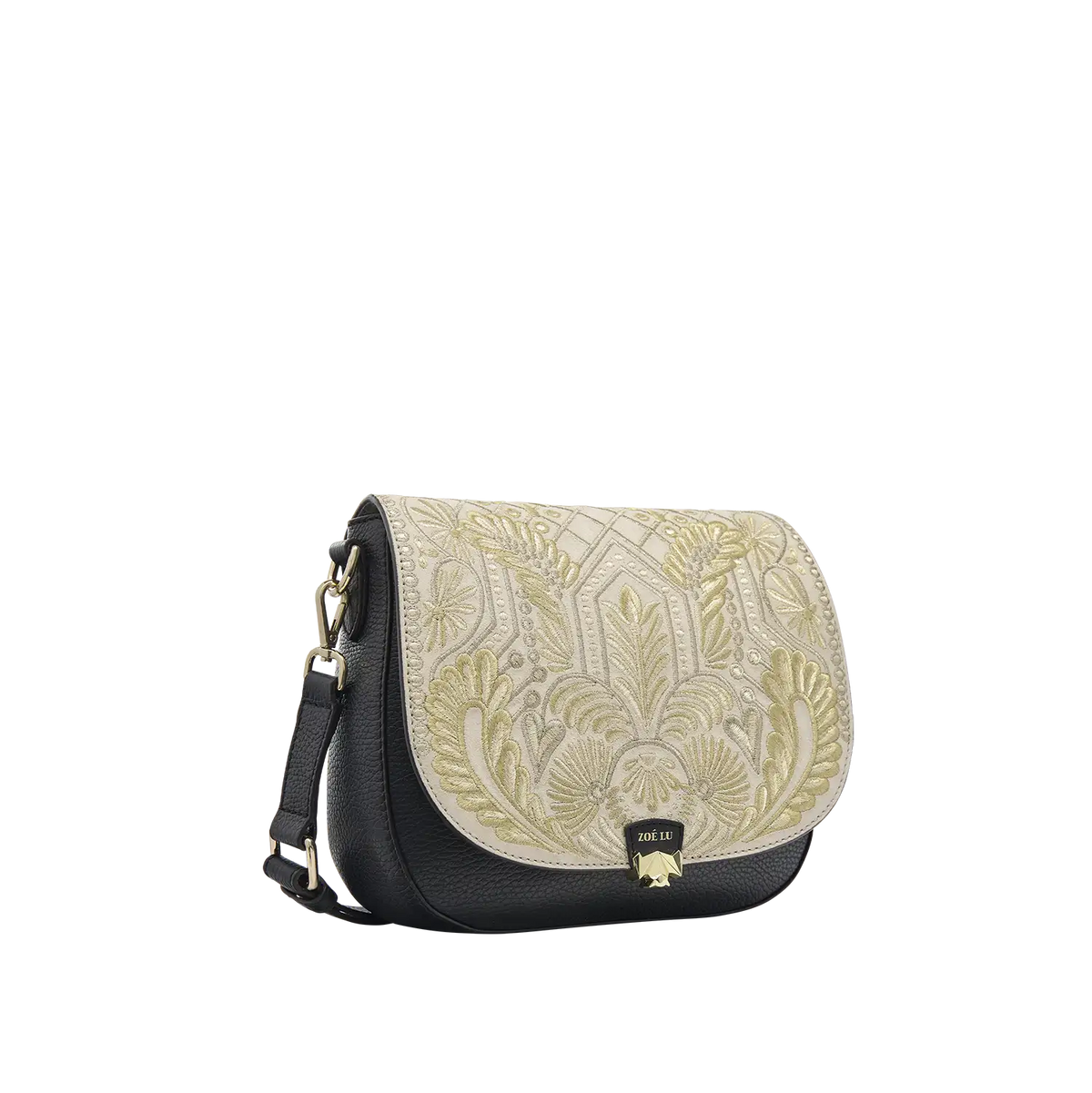 Wechselklappe - Nilay - creme-gold