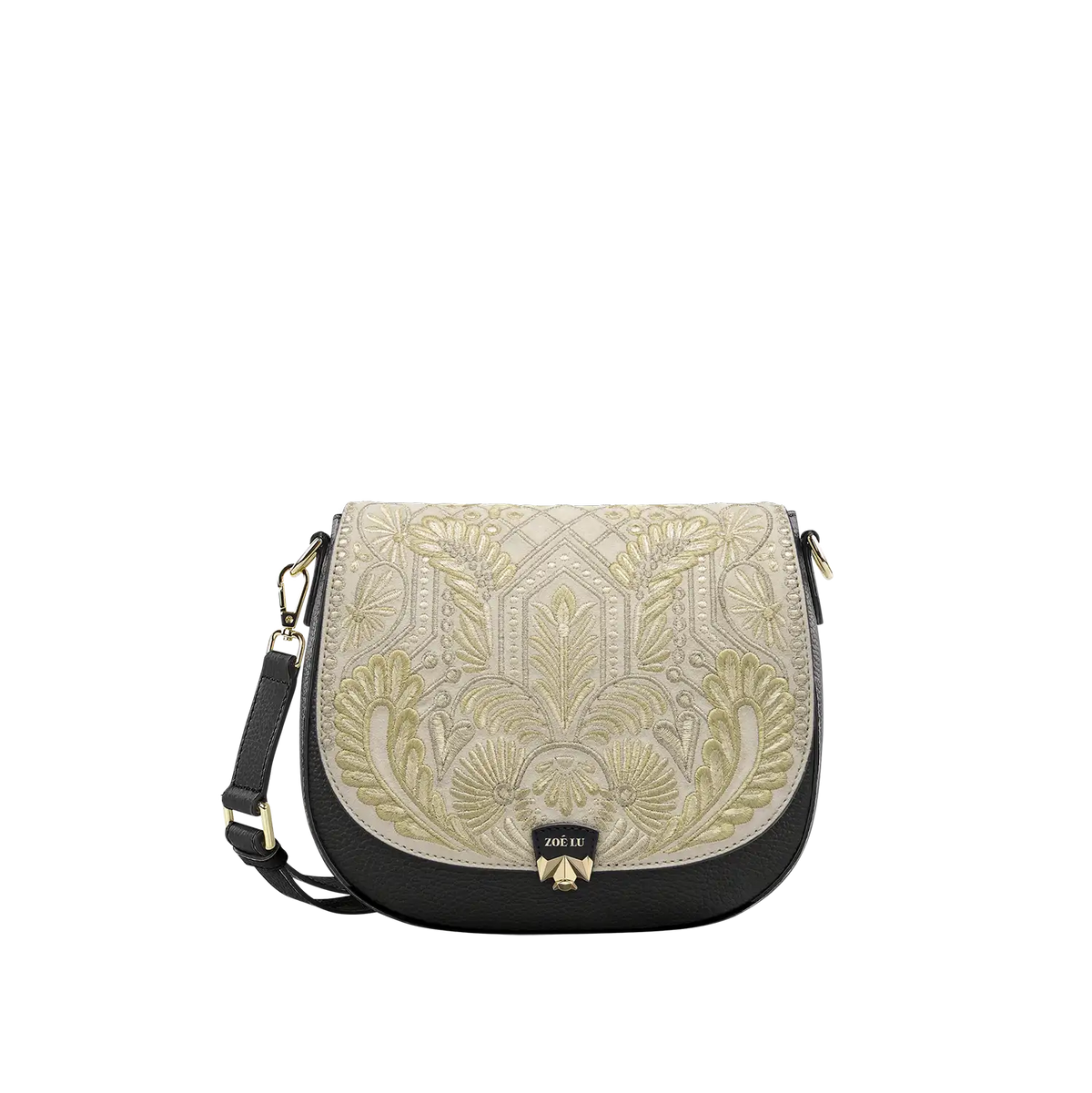 Wechselklappe - Nilay - creme-gold