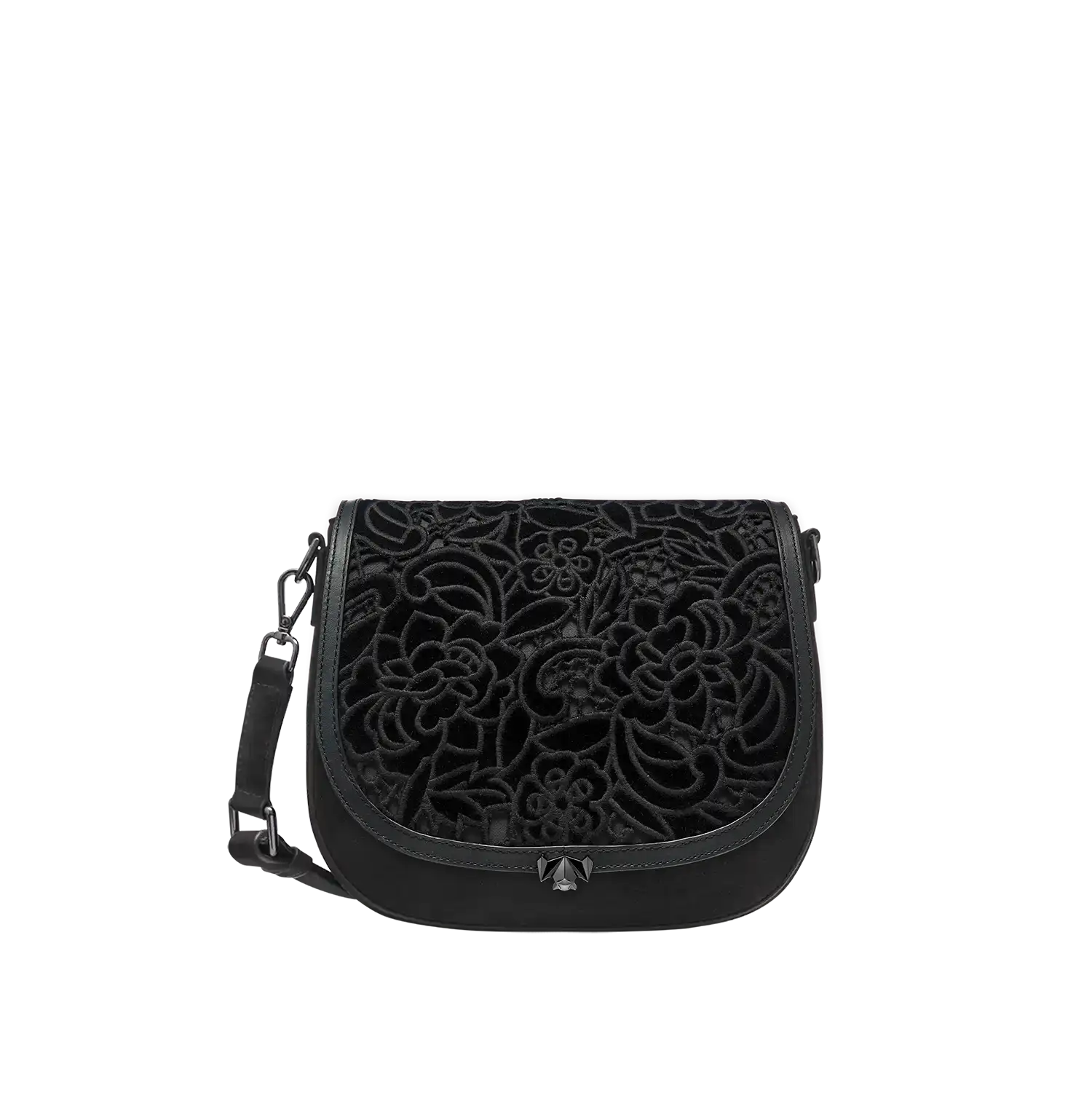 BC Wechselklappe - Midnight Bloom - schwarz