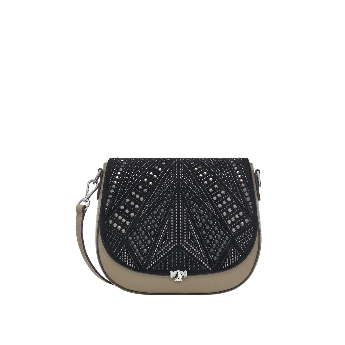 SC Wechselklappe - Silver Sparkle - schwarz