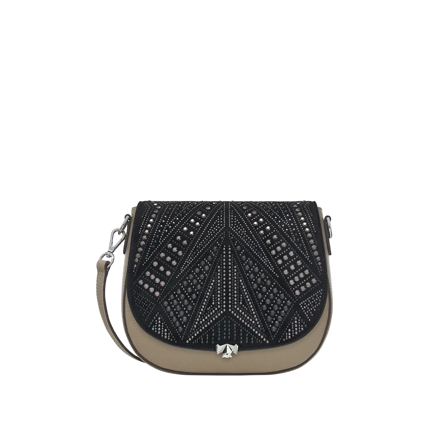 SC Wechselklappe - Silver Sparkle - schwarz