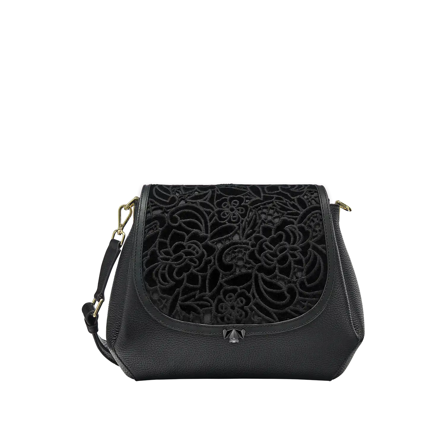 BC Wechselklappe - Midnight Bloom - schwarz