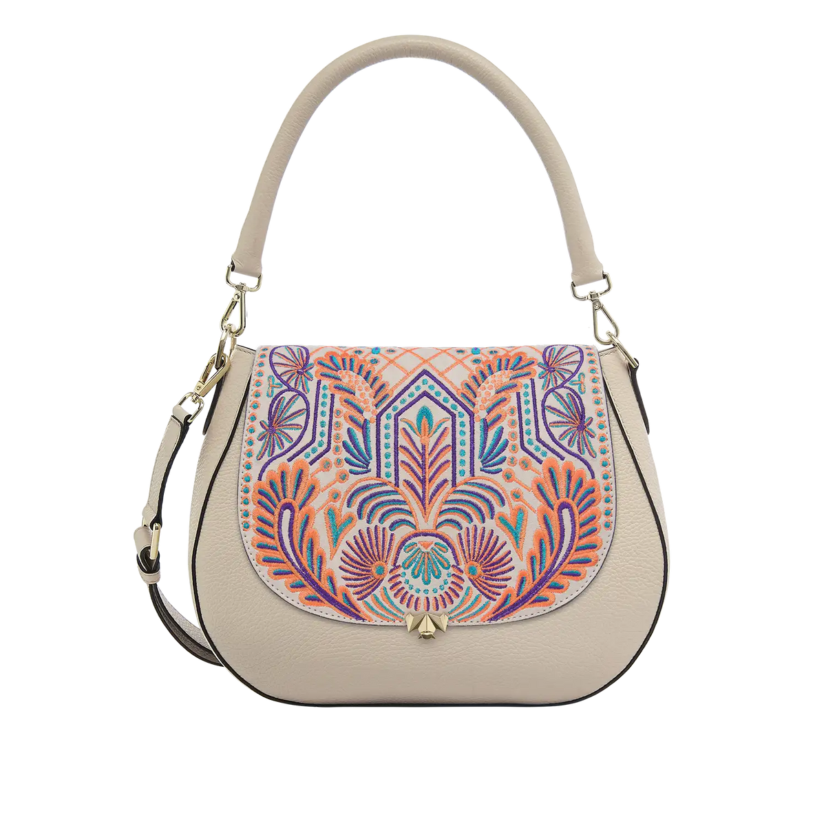 Wechselklappe - Kiran - creme-bunt