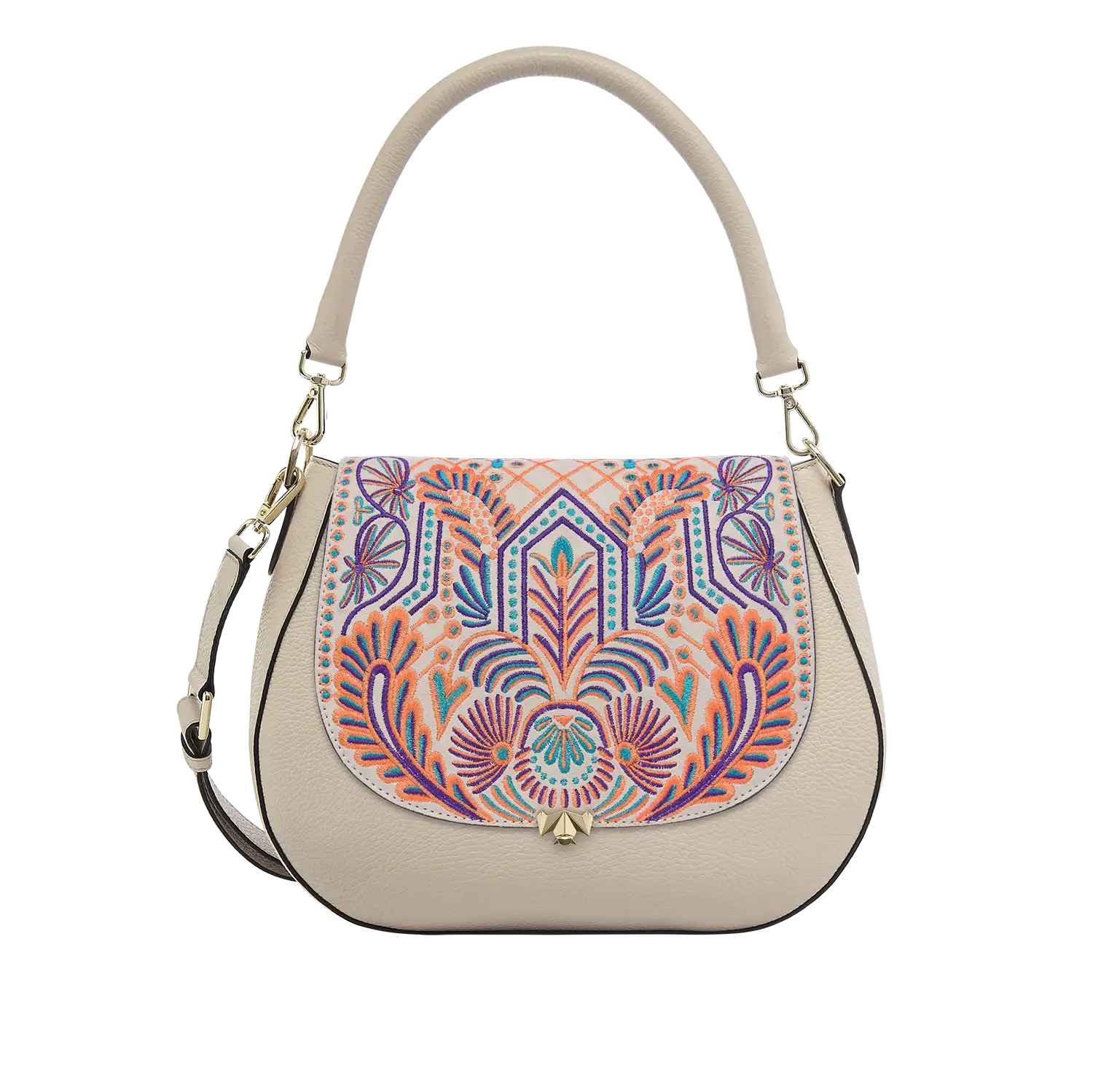 Wechselklappe - Kiran - creme-bunt