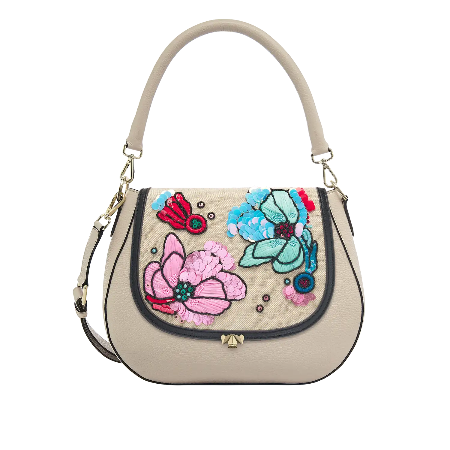 Wechselklappe - Madame Fleury - creme-bunt