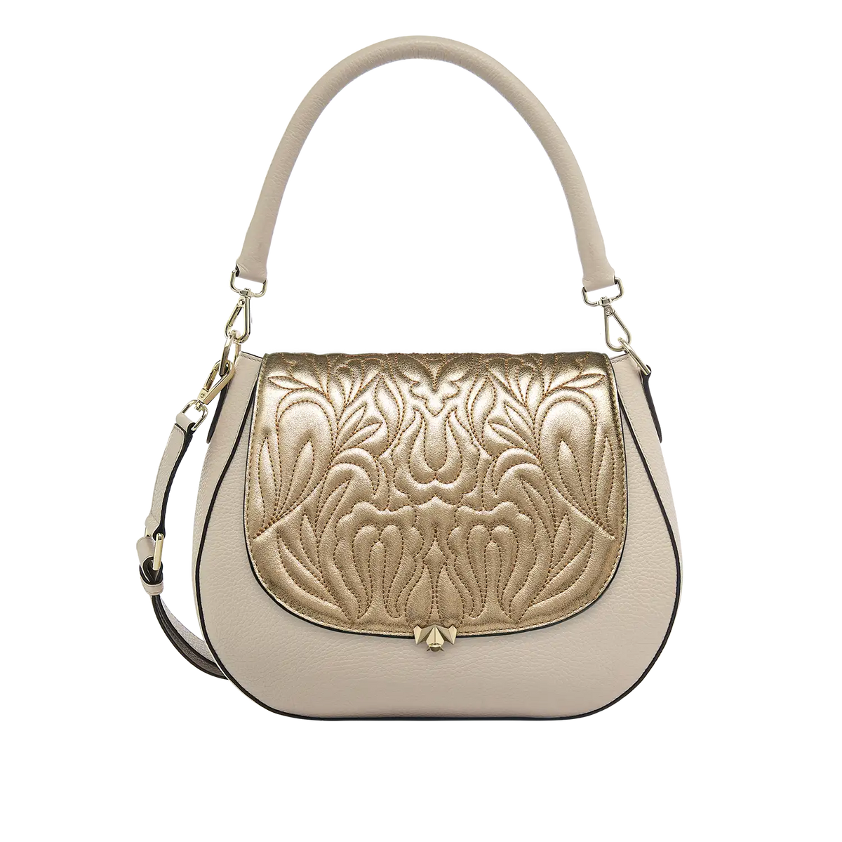 Wechselklappe - Majestic Bloom - gold