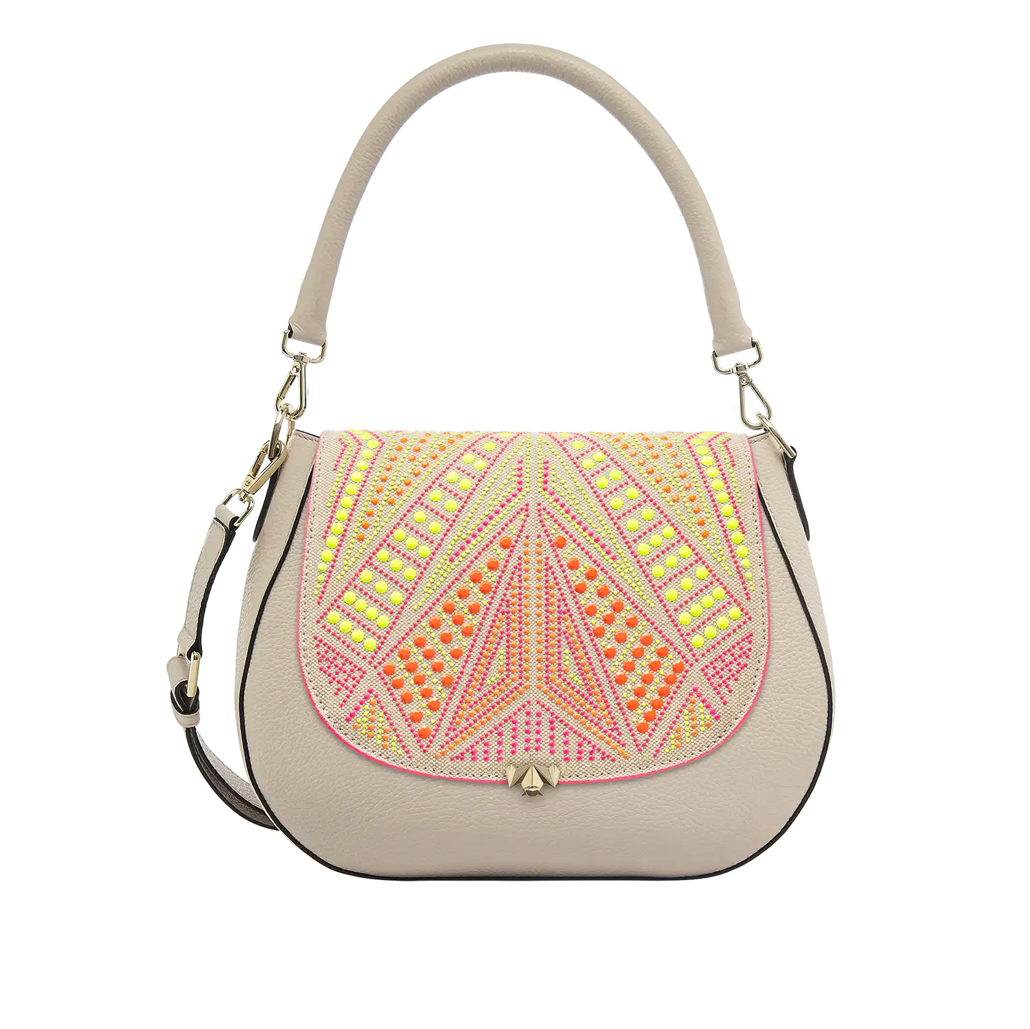 Wechselklappe - Neon Vibes - creme-bunt