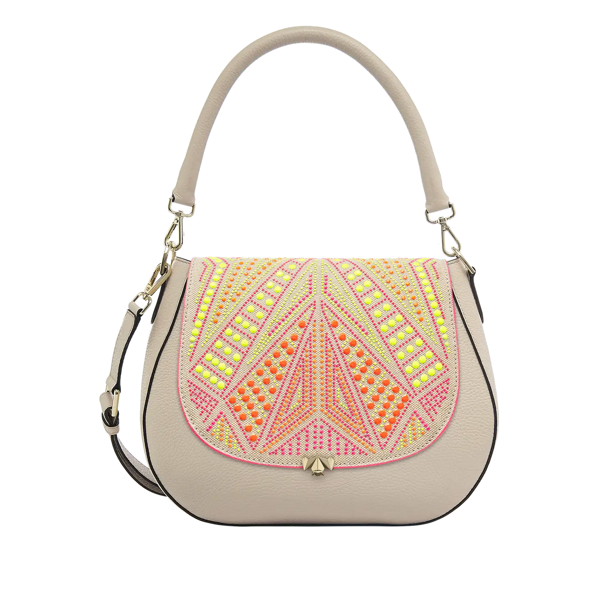 Wechselklappe - Neon Vibes - creme-bunt