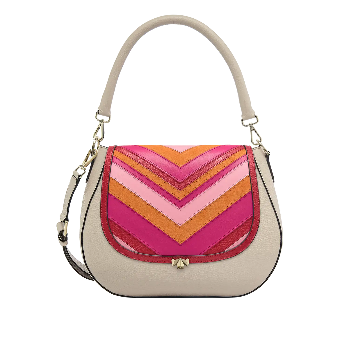 Wechselklappe - Pink Breeze - rot-bunt