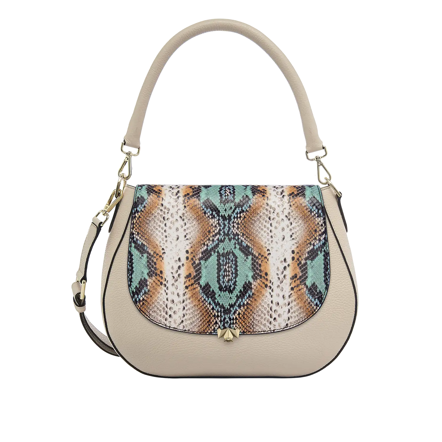 Wechselklappe - Snake it easy - bunt