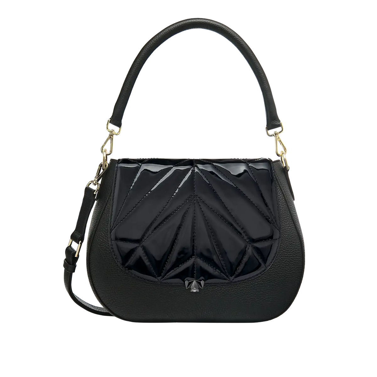 BC Wechselklappe - Classy Patent - schwarz