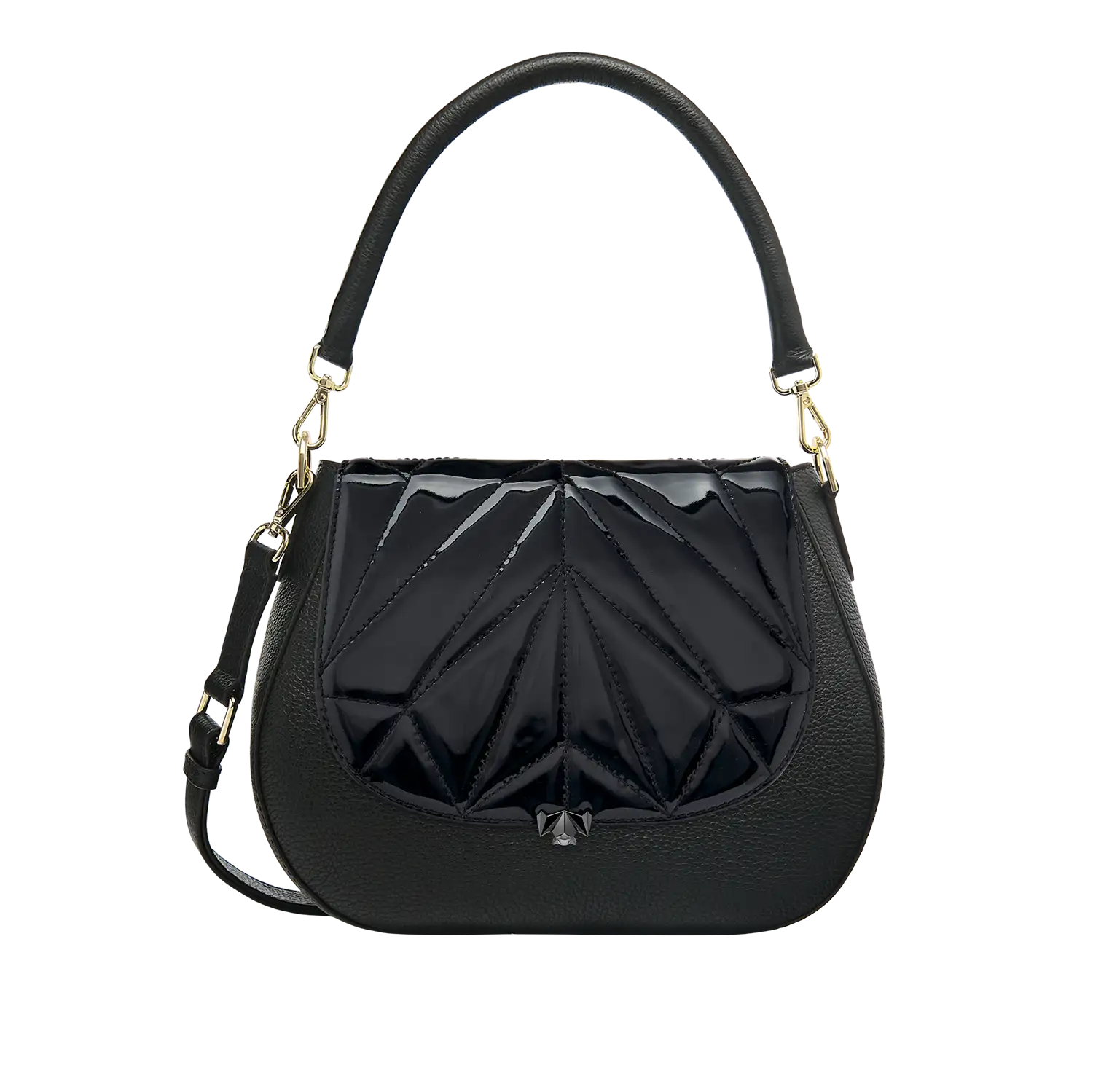 BC Wechselklappe - Classy Patent - schwarz