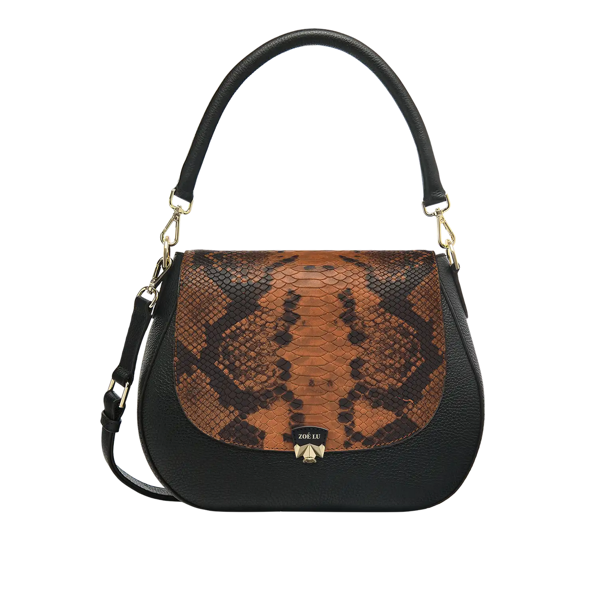 Wechselklappe - Cowboy Vibes - cognac