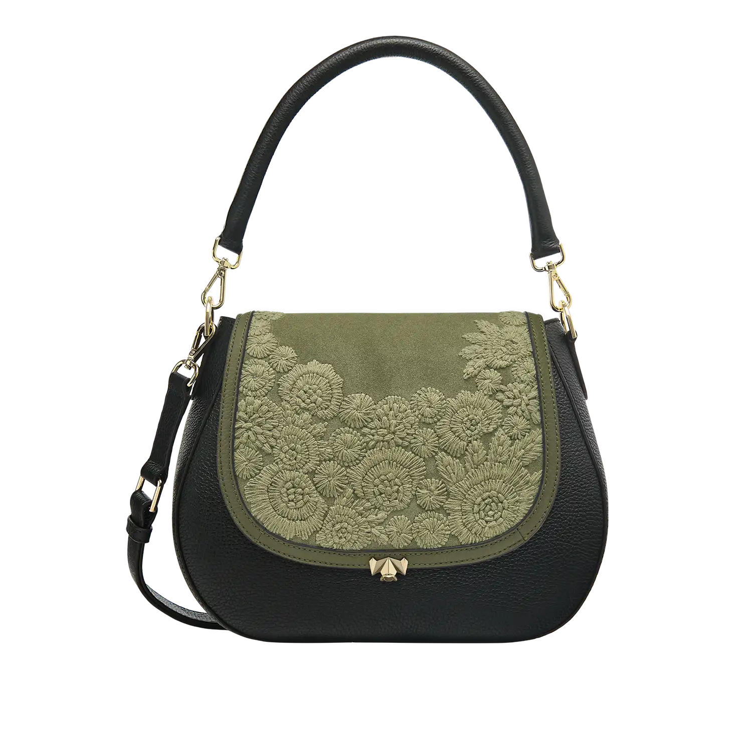 Wechselklappe - Cozy Bloom - olive
