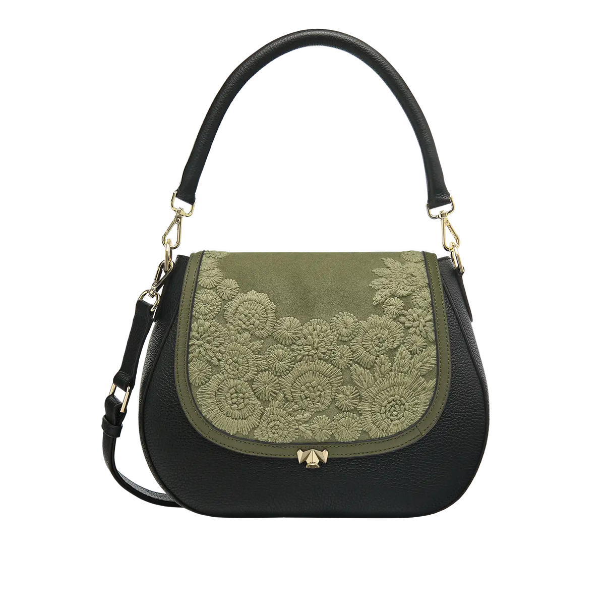Wechselklappe - Cozy Bloom - olive
