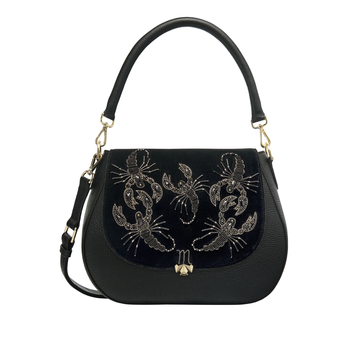 Changeable flap - Gilded Scorpion - black