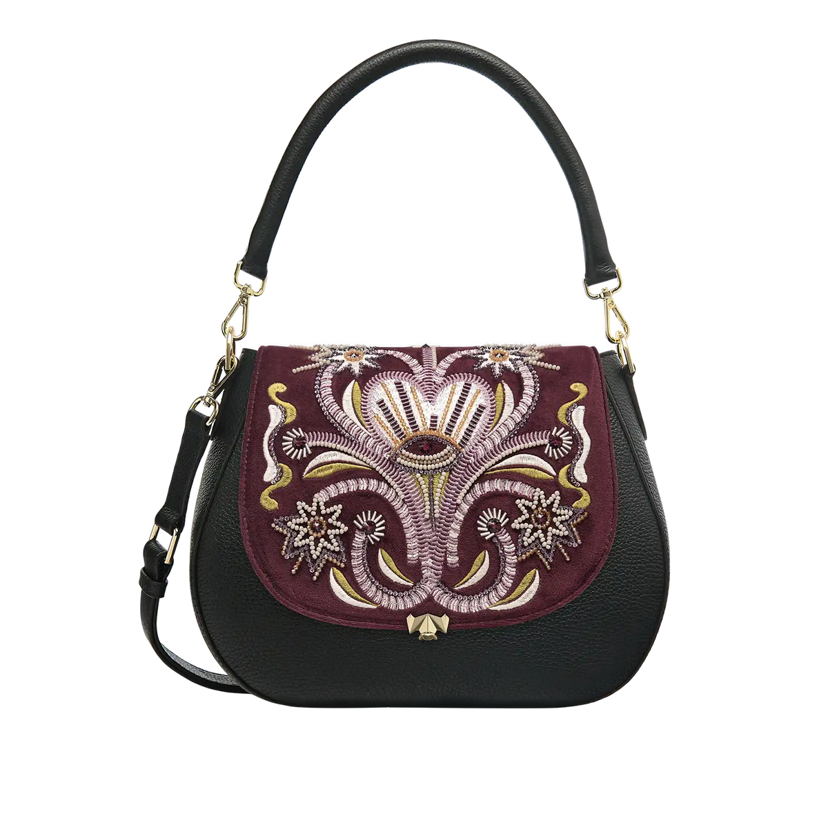 Wechselklappe - La Mystérieuse - weinrot